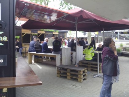 Photo: Foodtruckyard am Vodafonetower